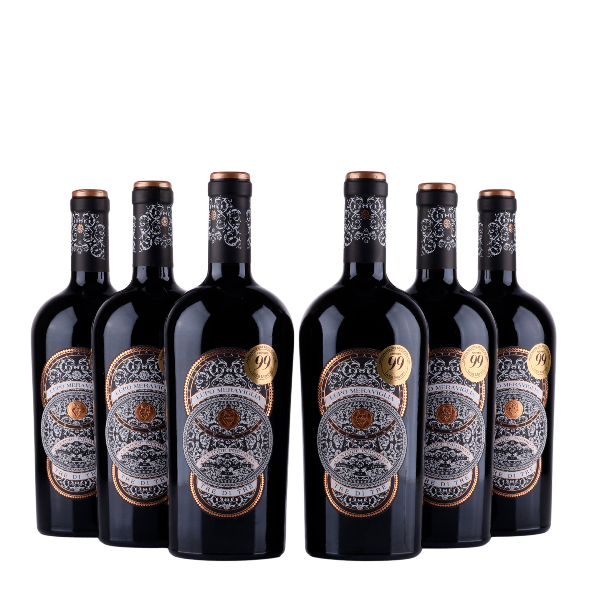 Lupo Meraviglia - Tre Di Tre - Puglia IGT Rode wijn - 2023