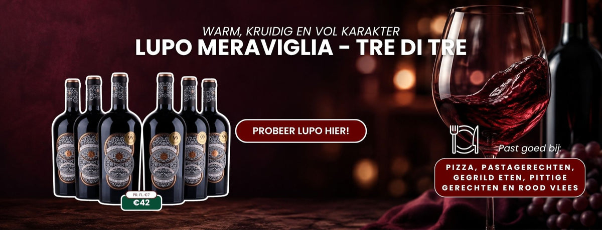 Lupo Meraviglia – Tre di Tre: warm, kruidig en vol karakter