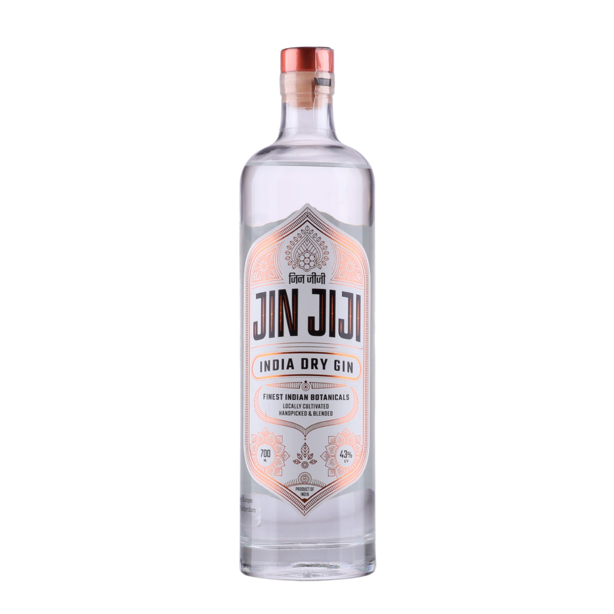 jin jiji indiaanse droge gin - 43% - 70cl